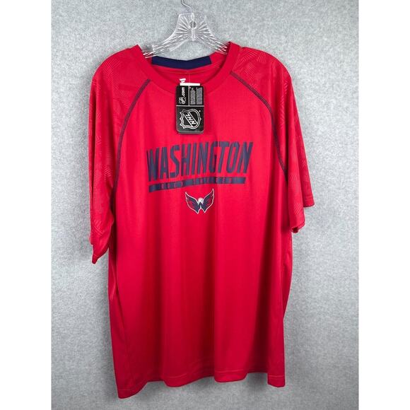Fanatics Washington Capitals T Shirt Mens XL Red Short Sleeve NHL Hockey - Picture 1 of 10